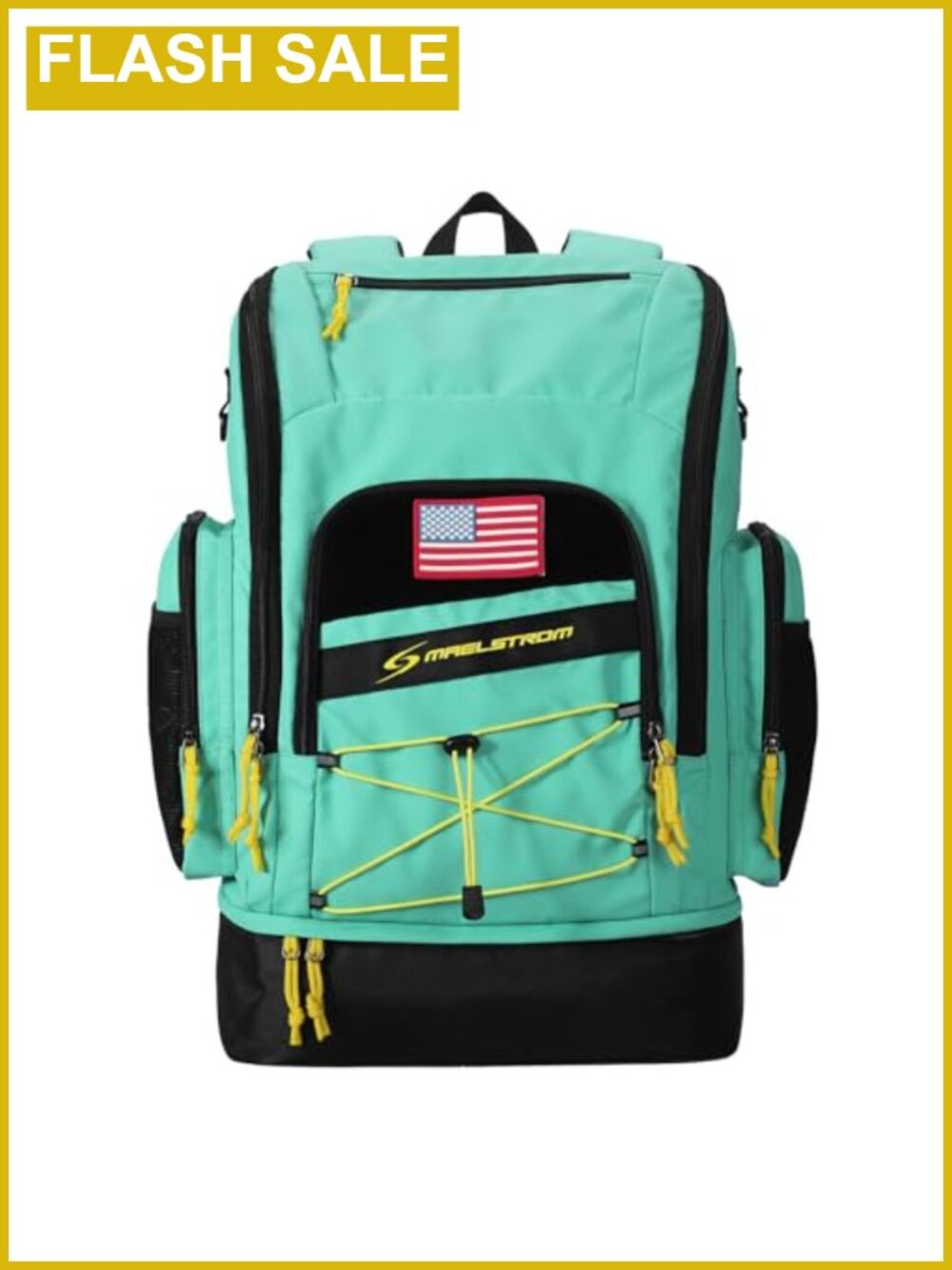 Waterproof 35L Swim Backpack Gym Bag with Shoe Compartment